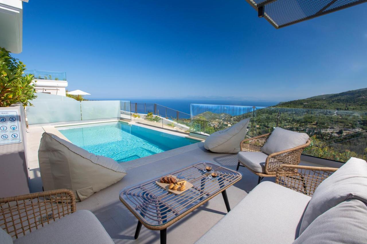 Inorato - Luxury Villa With Private Swimming Pool Kalamítsi Exterior foto